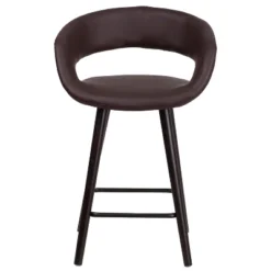 Flash Furniture Brynn Series 24" Contemporary Counter Stool with Cappuccino Wood Frame -Flash Furniture Sale Store GUEST 001083df 967b 48cc 89c4 4f850680e89c