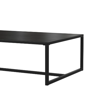 Flash Furniture Brock Commercial Grade Black Outdoor Patio Coffee Table 5 Flash Furniture Brock Commercial Grade Black Outdoor Patio Coffee Table - Image 5
