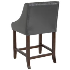 Flash Furniture Carmel Series 24" Tufted Counter Height Stool with Accent Nail Trim -Flash Furniture Sale Store GUEST 005d58b4 77b8 49d6 b31a 4a6c524f4bbd