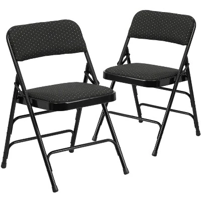 Flash Furniture HERCULES Series Upholstered Metal Folding Chairs - Set of 2 12 Flash Furniture HERCULES Series Upholstered Metal Folding Chairs - Set of 2 - Image 12