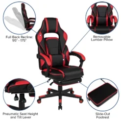 Flash Furniture Gaming Desk and Reclining Racing Chair Set with Massaging Lumbar Support & Footrest -Flash Furniture Sale Store GUEST 0278964c 23a6 4c73 81c4 9301e74bb4ce