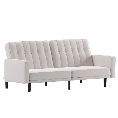 Flash Furniture Carter Premium Tufted Split Back Convertible Futon Sofa 12 Flash Furniture Carter Premium Tufted Split Back Convertible Futon Sofa - Image 12