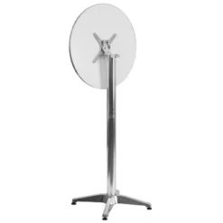 Flash Furniture Mellie 23.25" Round Aluminum Indoor-Outdoor Bar Height Table With Flip-Up Table -Flash Furniture Sale Store GUEST 03b4191c 2e99 42e7 b20f d5ae5ec6d1e3 1