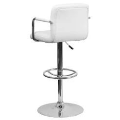 Flash Furniture Contemporary Quilted Vinyl Adjustable Height Barstool with Arms -Flash Furniture Sale Store GUEST 0496672e 99f5 4c75 8bfe 9ac8dbb2d3f0