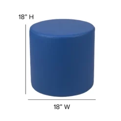 Flash Furniture Soft Seating Flexible Circle Ottoman, 18" Seat Height -Flash Furniture Sale Store GUEST 052d98a7 e0c4 4259 9d92 6eb53b33187b