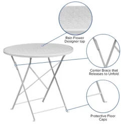 Flash Furniture Oia Commercial Grade 30" Round Indoor-Outdoor Steel Folding Patio Table 16 Flash Furniture Oia Commercial Grade 30" Round Indoor-Outdoor Steel Folding Patio Table -Flash Furniture Sale Store GUEST 06980f94 cee5 4954 be40 bbf1bb29a5a9