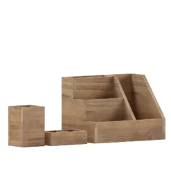 Flash Furniture Comerford 3-Piece Rustic Wood Desk Organizer Set 17 Flash Furniture Comerford 3-Piece Rustic Wood Desk Organizer Set -Flash Furniture Sale Store GUEST 06e7bb80 46ed 47d0 a424 af3c1b8853f6