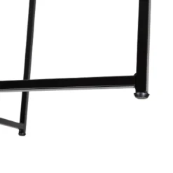 Flash Furniture Greenwich Collection Modern Glass End Table with Matte Black Frame -Flash Furniture Sale Store GUEST 07d002f5 ece3 44a7 a4fc 709510e2bf01