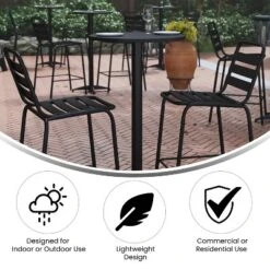 Flash Furniture 23.25" Round Aluminum Indoor-Outdoor Bar Height Table with Flip-Up Top 13 Flash Furniture 23.25" Round Aluminum Indoor-Outdoor Bar Height Table with Flip-Up Top -Flash Furniture Sale Store GUEST 095e1123 f95c 4019 a9a3 fecc61ff138d
