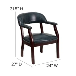Flash Furniture Navy Vinyl Luxurious Conference Chair with Brass Nail Trim -Flash Furniture Sale Store GUEST 09ca0eb8 49cd 4952 a004 06ee512bc138