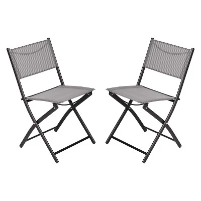 Flash Furniture Brazos Set of 2 Indoor/Outdoor Folding Chairs with Flex Comfort Mesh 7 Flash Furniture Brazos Set of 2 Indoor/Outdoor Folding Chairs with Flex Comfort Mesh - Image 7