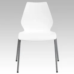 Flash Furniture HERCULES Series 770 Lb. Capacity White Stack Chair With Lumbar Support And Silver Frame 16 Flash Furniture HERCULES Series 770 Lb. Capacity White Stack Chair With Lumbar Support And Silver Frame -Flash Furniture Sale Store GUEST 0c234e8d b403 4835 9b6a 4c3d97918913