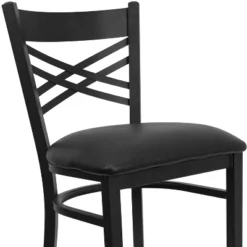 Flash Furniture Black ''X'' Back Metal Restaurant Barstool -Flash Furniture Sale Store GUEST 0c3275f5 81b4 4678 93a9 3f487db0b5ba