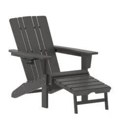 Flash Furniture Halifax HDPE Adirondack Chair with Pull-Out Ottoman & Cup Holder 26 Flash Furniture Halifax HDPE Adirondack Chair with Pull-Out Ottoman & Cup Holder -Flash Furniture Sale Store GUEST 0dcdcbfd 81b2 46d2 8408 5ca664f0d994
