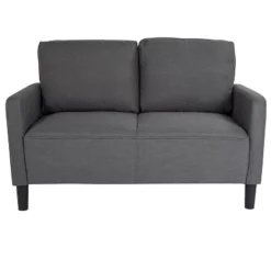 Flash Furniture Washington Park Upholstered Loveseat - Black LeatherSoft -Flash Furniture Sale Store GUEST 0fcf9166 0219 4fcc 97bf b02b167d830f