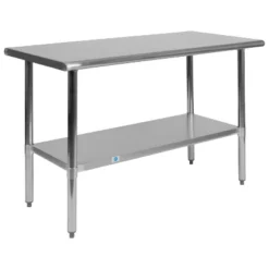 Flash Furniture Stainless Steel 18 Gauge Prep And Work Table With Undershelf - NSF Certified -Flash Furniture Sale Store GUEST 0fcfb79e 0c10 4595 bc60 800366d2322f