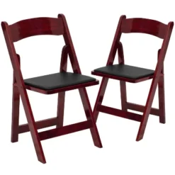 Flash Furniture HERCULES Series Wood Folding Chairs with Vinyl Padded Seat (Set of 2) 27 Flash Furniture HERCULES Series Wood Folding Chairs with Vinyl Padded Seat (Set of 2) -Flash Furniture Sale Store GUEST 0ff26685 702e 4a6e 8252 4ac2e0335f1a