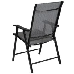 Flash Furniture Set of 2 Black Outdoor Folding Patio Sling Chairs -Flash Furniture Sale Store GUEST 101ae41b d188 4212 bc30 870c520b37f2
