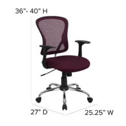 Flash Furniture Mid-Back Mesh Swivel Task Office Chair with Chrome Base and Arms 16 Flash Furniture Mid-Back Mesh Swivel Task Office Chair with Chrome Base and Arms -Flash Furniture Sale Store GUEST 10e48d38 7f9c 494f 9102 4e7a53a0e01c