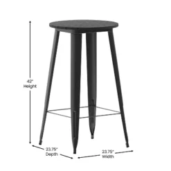 Flash Furniture Declan Commercial Indoor/Outdoor 23.75" Round Bar Top Table -Flash Furniture Sale Store GUEST 112aaa5a f5fc 4417 bd69 815bed297942