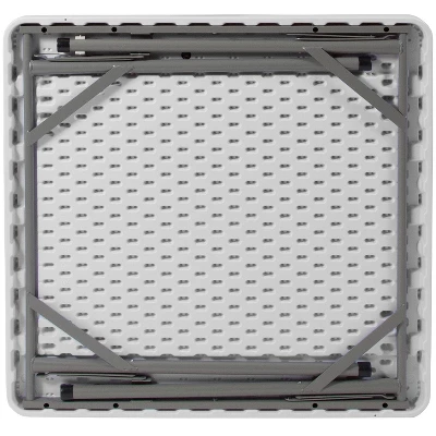 Flash Furniture 34.5" Square 4-Player Folding Card Game Table with Cup Holders 7 Flash Furniture 34.5" Square 4-Player Folding Card Game Table with Cup Holders - Image 7