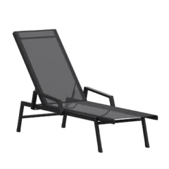 Flash Furniture Brazos All-Weather Adjustable Chaise Lounge with Arms -Flash Furniture Sale Store GUEST 126f2872 0753 4b44 9556 1caeac5d56fe