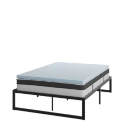 Flash Furniture 14" Metal Platform Bed Frame with 10" Mattress and 2" Gel Topper 30 Flash Furniture 14" Metal Platform Bed Frame with 10" Mattress and 2" Gel Topper -Flash Furniture Sale Store GUEST 148a16bc db64 4002 b38f aafe4f4d8616