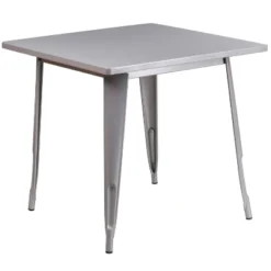 Flash Furniture Commercial Grade 31.5" Square Metal Indoor-Outdoor Table -Flash Furniture Sale Store GUEST 1630313c 0df1 4ce0 919f e55b0e346cbf