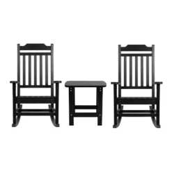 Flash Furniture Winston All-Weather Rocking Chair Set of 2 with Accent Table 24 Flash Furniture Winston All-Weather Rocking Chair Set of 2 with Accent Table -Flash Furniture Sale Store GUEST 16538ed4 c8bd 4169 970f 5b0996390c6f