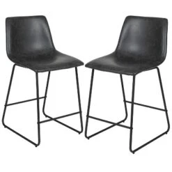 Flash Furniture 24 Inch Commercial Grade LeatherSoft Counter Height Barstools, Set Of 2 26 Flash Furniture 24 Inch Commercial Grade LeatherSoft Counter Height Barstools, Set Of 2 -Flash Furniture Sale Store GUEST 18e59c15 2c3e 4775 9779 a8e40c4bb90f
