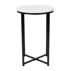 Flash Furniture Hampstead Collection Round Modern End Table with Crisscross Frame 27 Flash Furniture Hampstead Collection Round Modern End Table with Crisscross Frame -Flash Furniture Sale Store GUEST 198fff5b 06ef 408a 99a0 f29fead1ba29