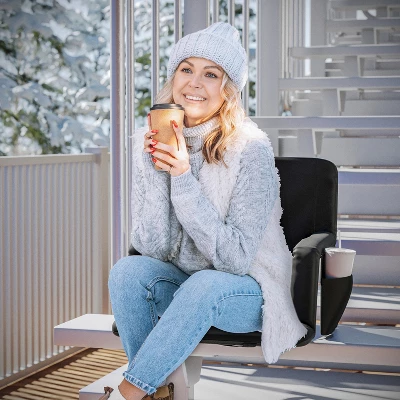 Flash Furniture Malta Portable Heated Reclining Stadium Chair with Armrests 12 Flash Furniture Malta Portable Heated Reclining Stadium Chair with Armrests - Image 12