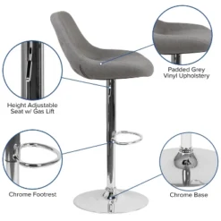 Flash Furniture Contemporary Adjustable Swivel Bar Stool with Support Pillow -Flash Furniture Sale Store GUEST 1b00938b 70d5 4371 86cb c483ae390ad2