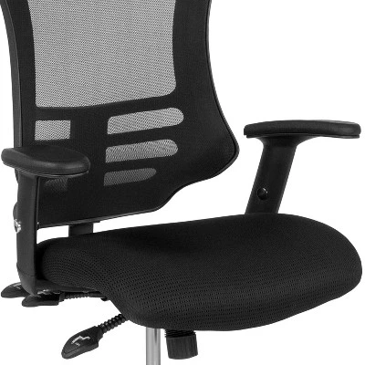 Flash Furniture High Back Black Mesh Executive Ergonomic Office Chair 4 Flash Furniture High Back Black Mesh Executive Ergonomic Office Chair - Image 4