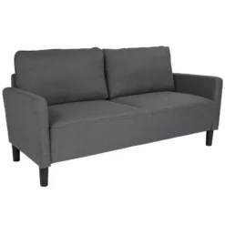 Flash Furniture Washington Park Upholstered Sofa - Black LeatherSoft -Flash Furniture Sale Store GUEST 1e37cde8 64b4 4a8a b55c 238eaf77055b