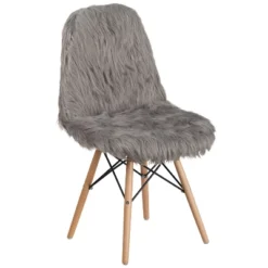 Flash Furniture Shaggy Dog White Faux Fur Accent Chair with Wood Legs 24 Flash Furniture Shaggy Dog White Faux Fur Accent Chair with Wood Legs -Flash Furniture Sale Store GUEST 1e7e6061 46bc 4faf 8455 9da166c372f5