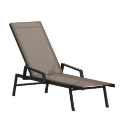 Flash Furniture Brazos All-Weather Adjustable Chaise Lounge with Arms -Flash Furniture Sale Store GUEST 214b1b86 85bf 4e8b ae98 d32e4cb2bc9c