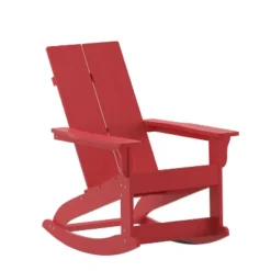 Flash Furniture Finn Modern All-Weather Poly Resin Rocking Adirondack Chair -Flash Furniture Sale Store GUEST 21cadf22 9150 470f 9c77 798b9754cdab