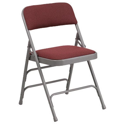 Flash Furniture HERCULES Series Upholstered Metal Folding Chairs - Set of 2 10 Flash Furniture HERCULES Series Upholstered Metal Folding Chairs - Set of 2 - Image 10