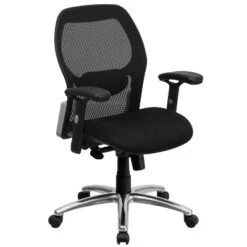 Flash Furniture Mid-Back Super Mesh Executive Swivel Office Chair with Knee Tilt -Flash Furniture Sale Store GUEST 24281d76 ff5f 4dc6 a59a 0b1ec0421553