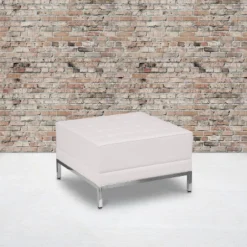 Flash Furniture HERCULES Imagination Series Tufted LeatherSoft Modular Ottoman