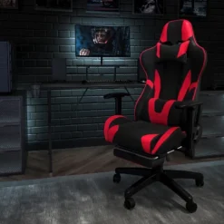 Flash Furniture X30 Ergonomic Racing Gaming Chair with Reclining Back and Footrest