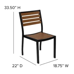 Flash Furniture Lark 3-Piece Outdoor Patio Bistro Set with Faux Teak Poly Slats 17 Flash Furniture Lark 3-Piece Outdoor Patio Bistro Set with Faux Teak Poly Slats -Flash Furniture Sale Store GUEST 258d6979 d363 44c3 9ffd 05f576a6da55