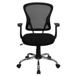 Flash Furniture Mid-Back Black Mesh Swivel Task Chair with Chrome Base -Flash Furniture Sale Store GUEST 25ec1ece 819a 45ae 9aca 7366e5df6d40