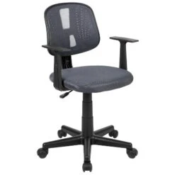 Flash Furniture Flash Fundamentals Mid-Back Mesh Swivel Task Office Chair With Pivot Back And Arms -Flash Furniture Sale Store GUEST 27efacf6 4f62 44a3 ac63 2478bff09d70