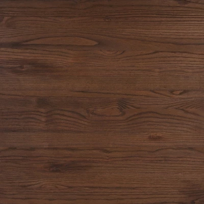 Flash Furniture 23.5" Square Metal Indoor Bar Height Table with Rustic Elm Wood Top 2 Flash Furniture 23.5" Square Metal Indoor Bar Height Table with Rustic Elm Wood Top - Image 2