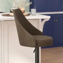 Flash Furniture Chrishelle Set of 2 Adjustable Height Barstools - Black Tufted Seats -Flash Furniture Sale Store GUEST 29bd156c fed7 43ba 8a03 66a221e4508c