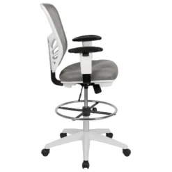 Flash Furniture Mid-Back Mesh Ergonomic Drafting Chair With Adjustable Chrome Foot Ring, Adjustable Arms 25 Flash Furniture Mid-Back Mesh Ergonomic Drafting Chair With Adjustable Chrome Foot Ring, Adjustable Arms -Flash Furniture Sale Store GUEST 29d2be1f 462d 49fd a178 f0f9eeb276a2