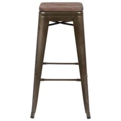 Flash Furniture 30" High Metal Indoor Bar Stool With Wood Seat - Stackable Set Of 4 22 Flash Furniture 30" High Metal Indoor Bar Stool With Wood Seat - Stackable Set Of 4 -Flash Furniture Sale Store GUEST 2a8767ba d63b 4913 a172 2d5ddba0a8d2