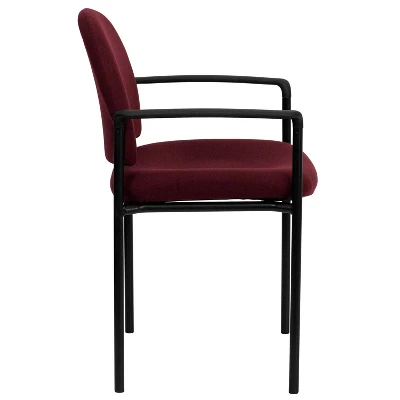 Flash Furniture Comfort Stackable Steel Side Reception Chair with Arms 7 Flash Furniture Comfort Stackable Steel Side Reception Chair with Arms - Image 7